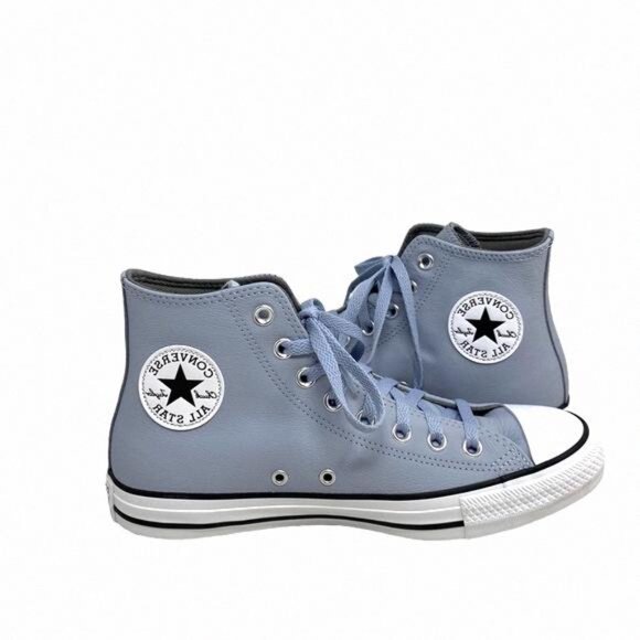 Converse Chuck Taylor High Leather Heirloom Silver A05594C Shoes Casual Women's - Picture 5 of 9